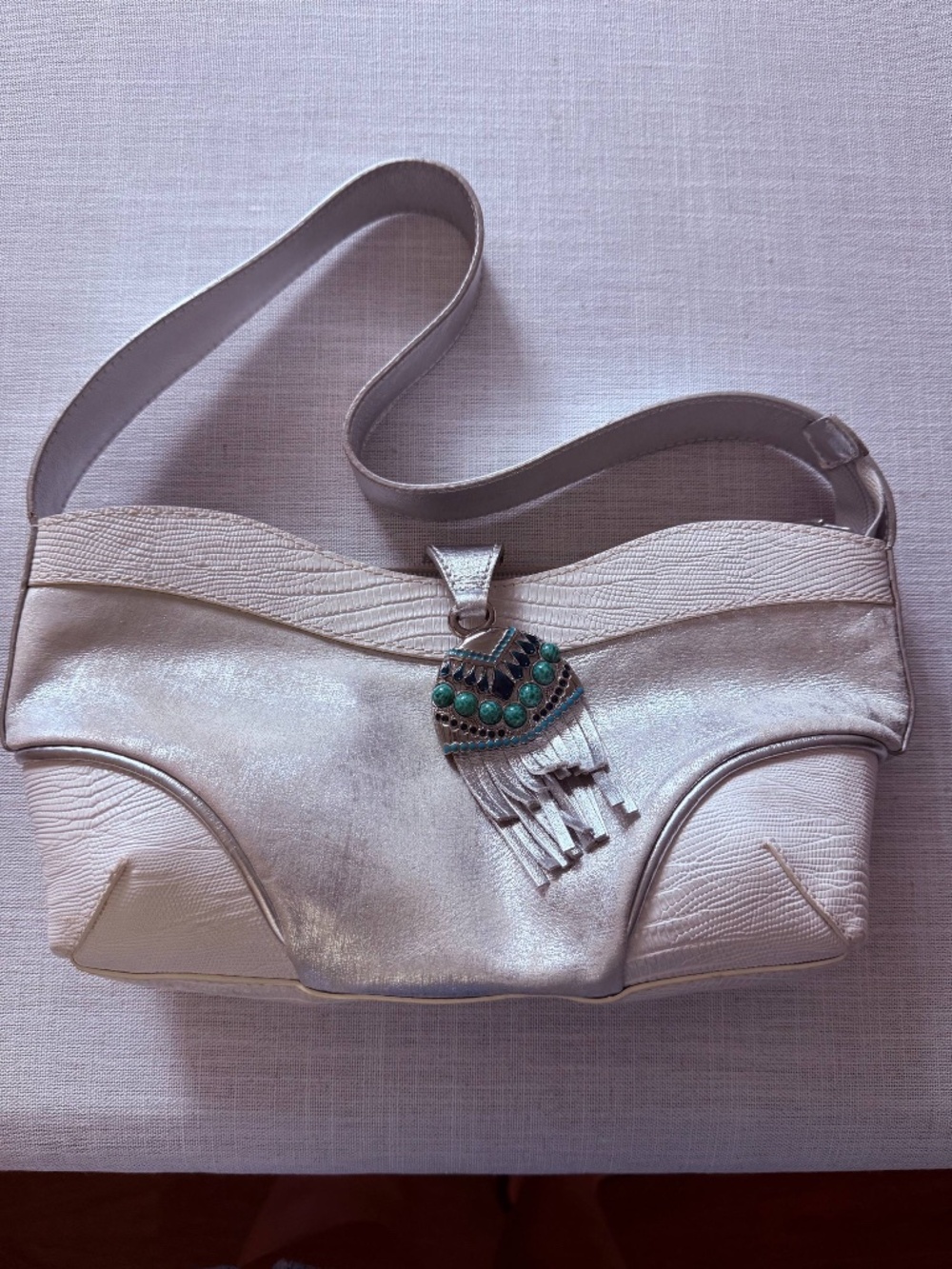 Braccialini Made in Italy Genuine Leather Shoulder Bag